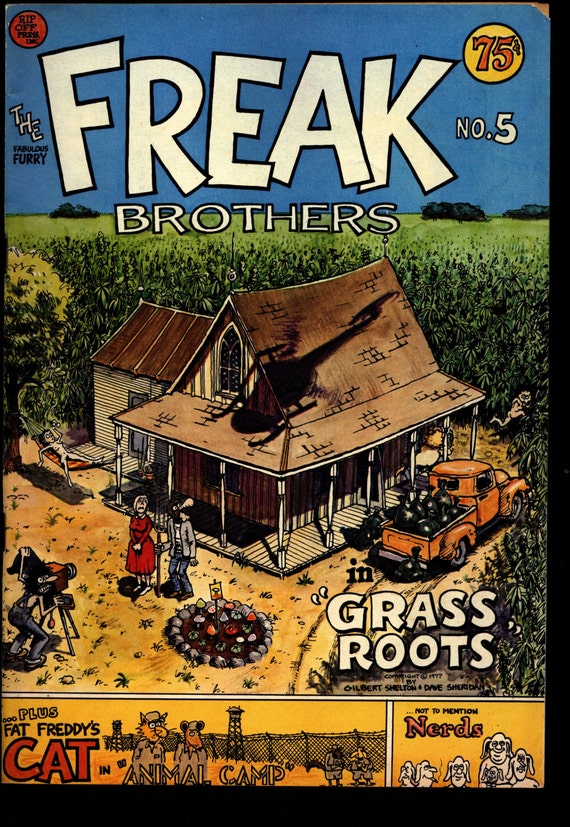 Image result for freak brothers smoking comic book