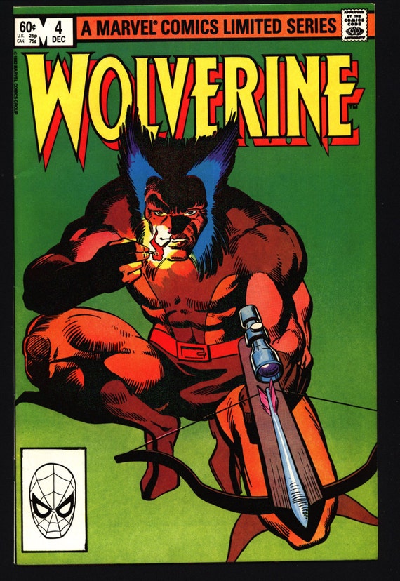 Wolverine X Men Mini 4 Frank Miller Chris Claremont Logan Marika Yashida Yukio Yakuza Japanese Mob Direct Sales Printing