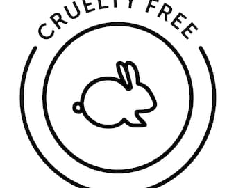 Cruelty free Icon, Not Tested on Animals icon svg, minimalist cruelty free svg, cosmetics packaging clip art png, bunny logo, commercial use