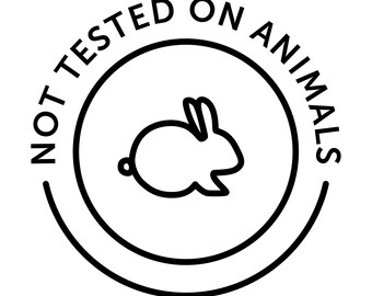 Icono libre de crueldad, no probado en animales icono svg, svg