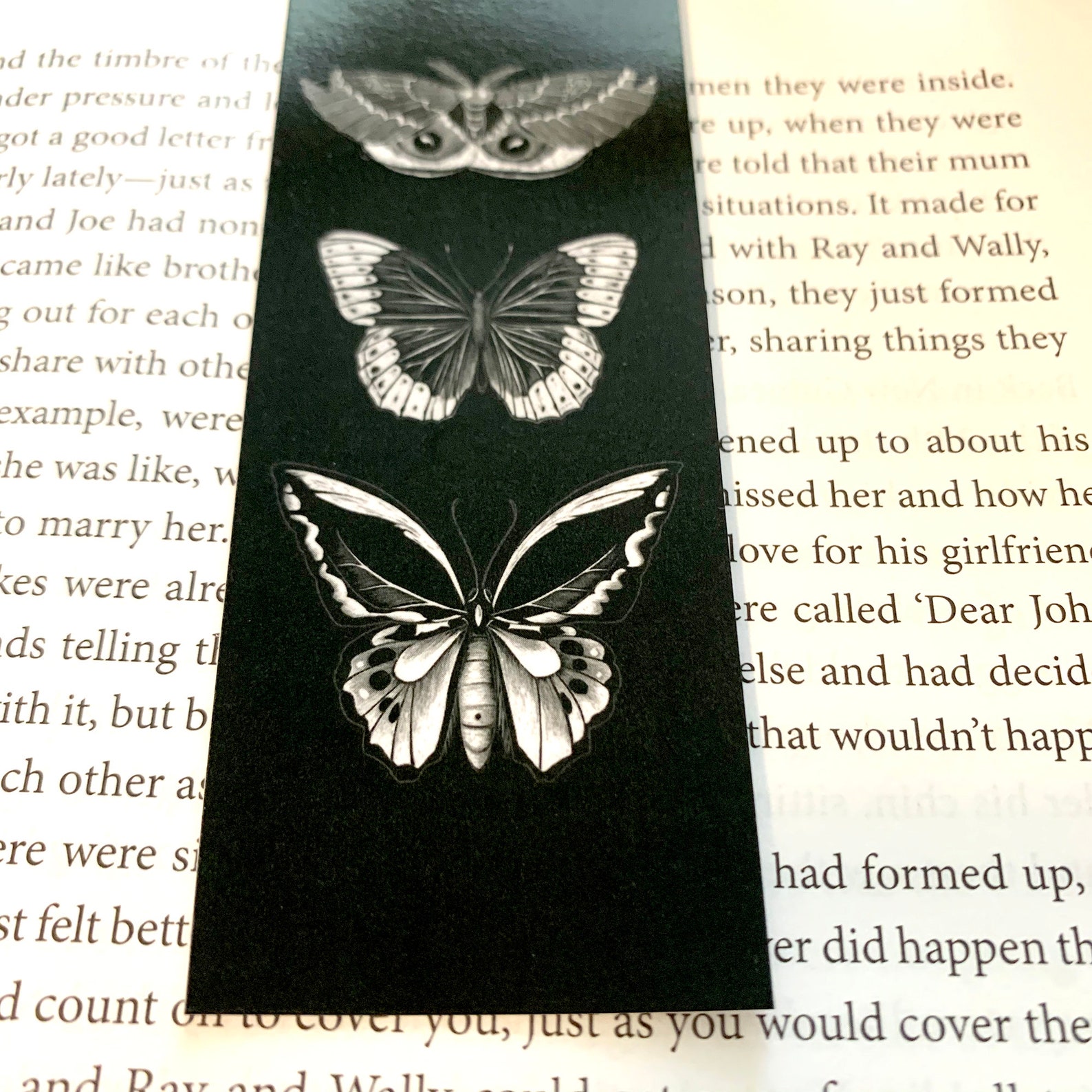 Insect Magnetic Bookmark Set of Three Bees Bookmark Dragonfly Bookmark ...