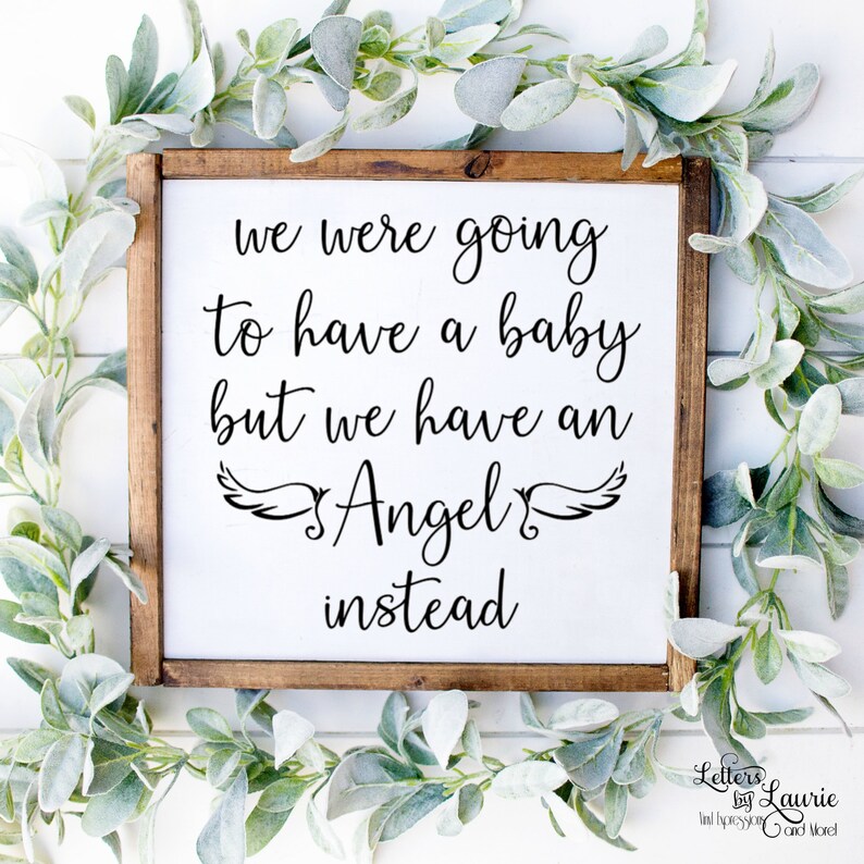 Miscarriage Sympathy Gift Miscarriage Sign Loss of a Child  Etsy