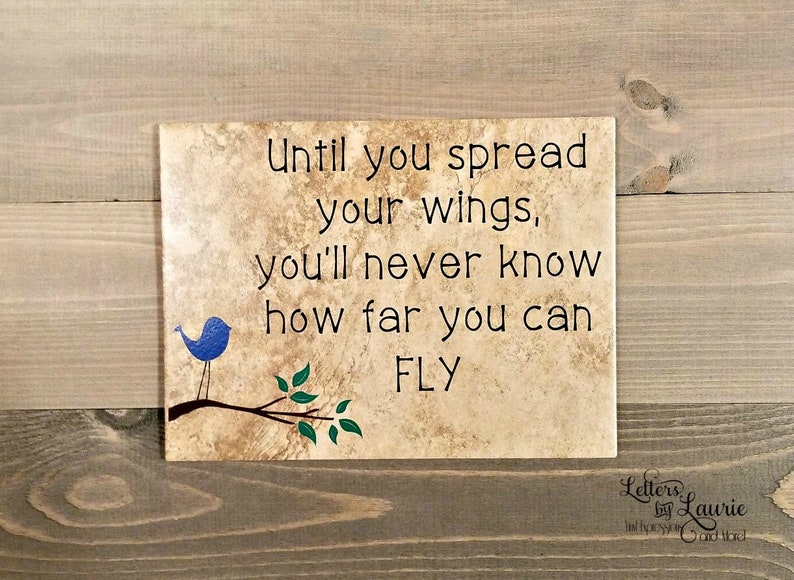 Until You Spread Your Wingsinspirational Giftencouragement Etsy