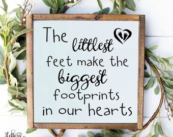 The Littlest Feet Leave The Biggest Footprints On Our Hearts Ceramic Ornament The Littlest Feet Leave The Biggest Footprints On Our Hearts Ceramic Ornament