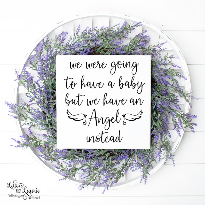 Miscarriage Sympathy Gift Miscarriage Sign Loss of a child