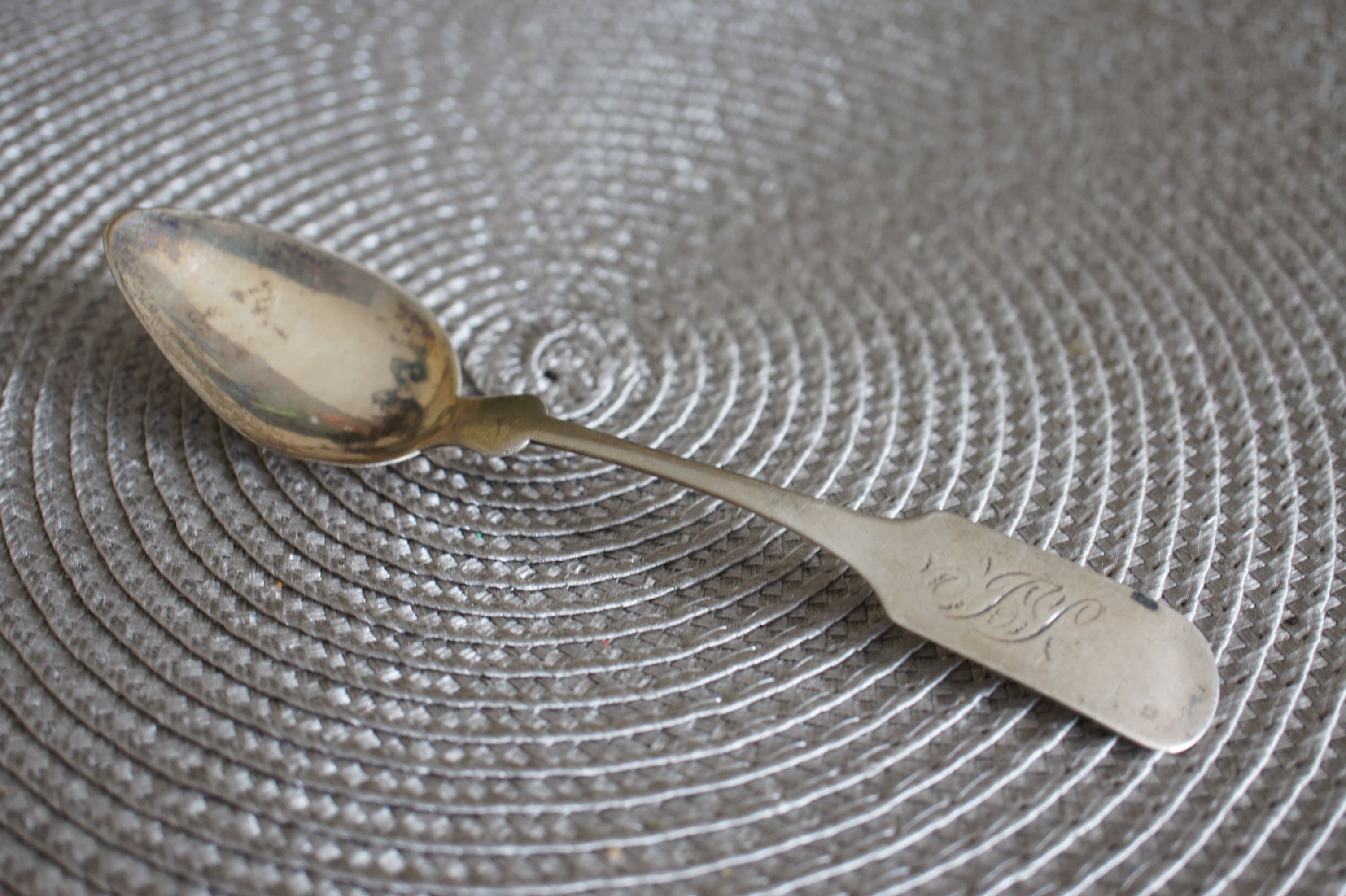Vintage Sterling Silver 925 J.ketcham Tea Spoon Silverware 1 Piece