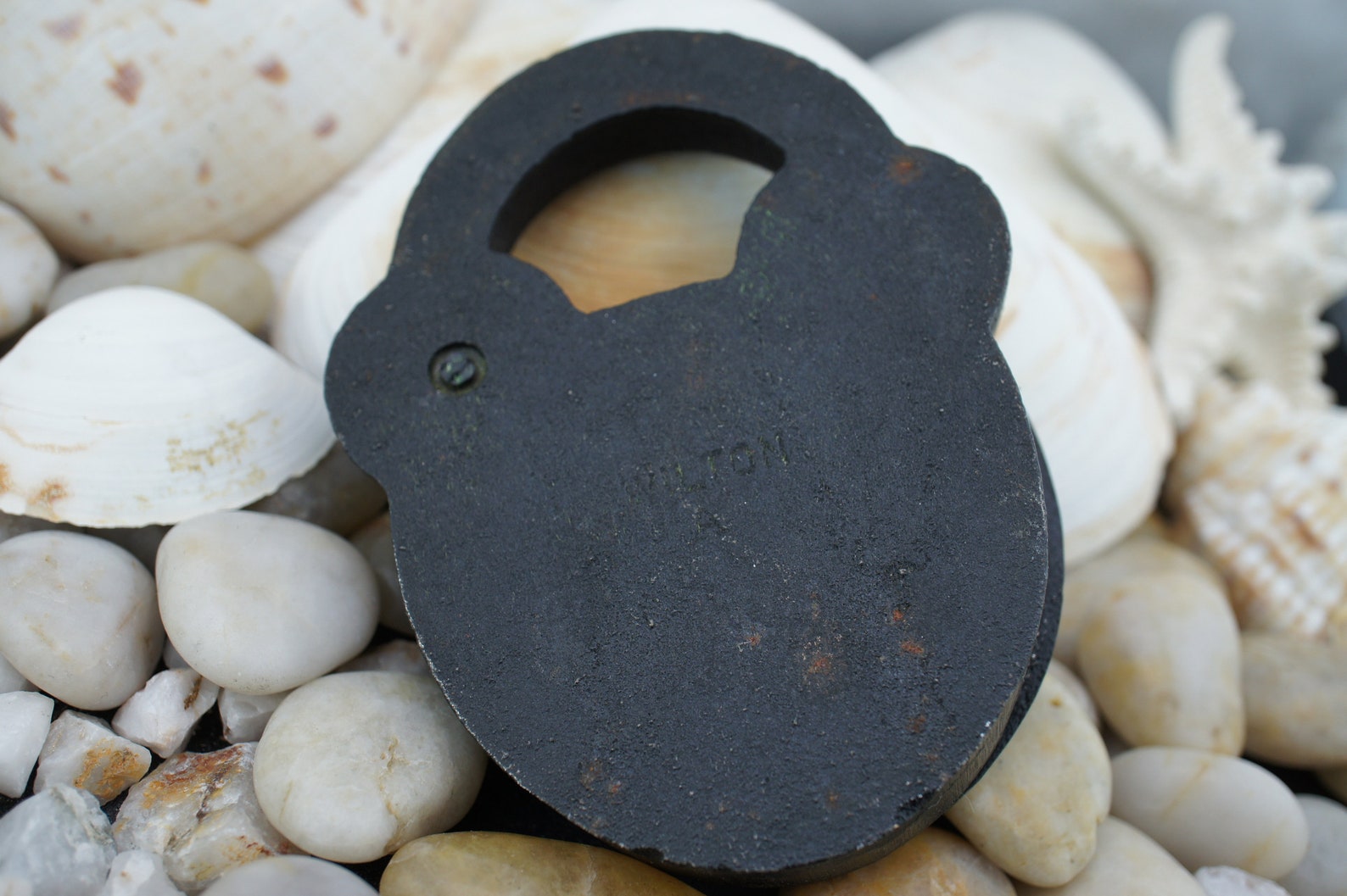 Vintage Wilton Cast Iron Trinket Box Lock Padlock Shape No Key Etsy