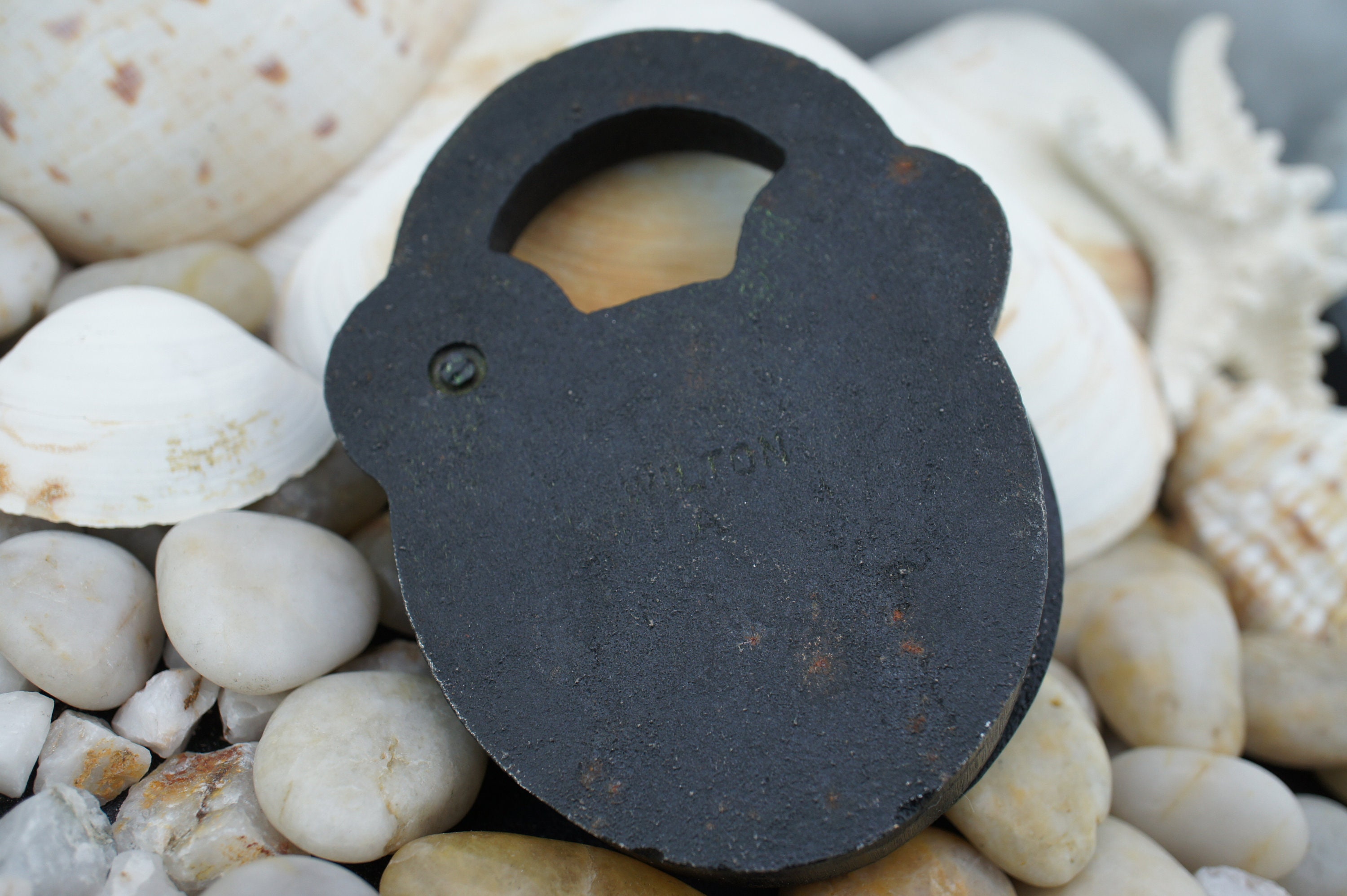 Vintage Wilton Cast Iron Trinket Box Lock Padlock Shape No Key Etsy