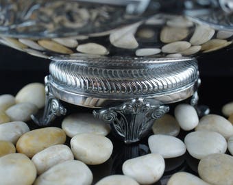 Antique Very Rare 1886c. Meriden Silver Quadruple Plate Four