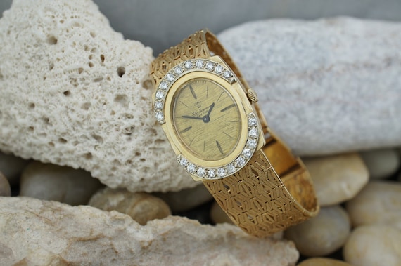 Vintage Wrist Watch 14k JJ Jules Jurgensen 585 It… - image 2