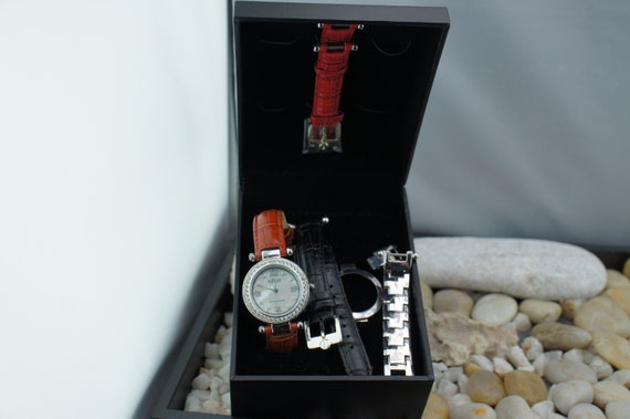 Vintage ECCLISSI Sterling Silver 925 Case Japan Quartz  display picture 3