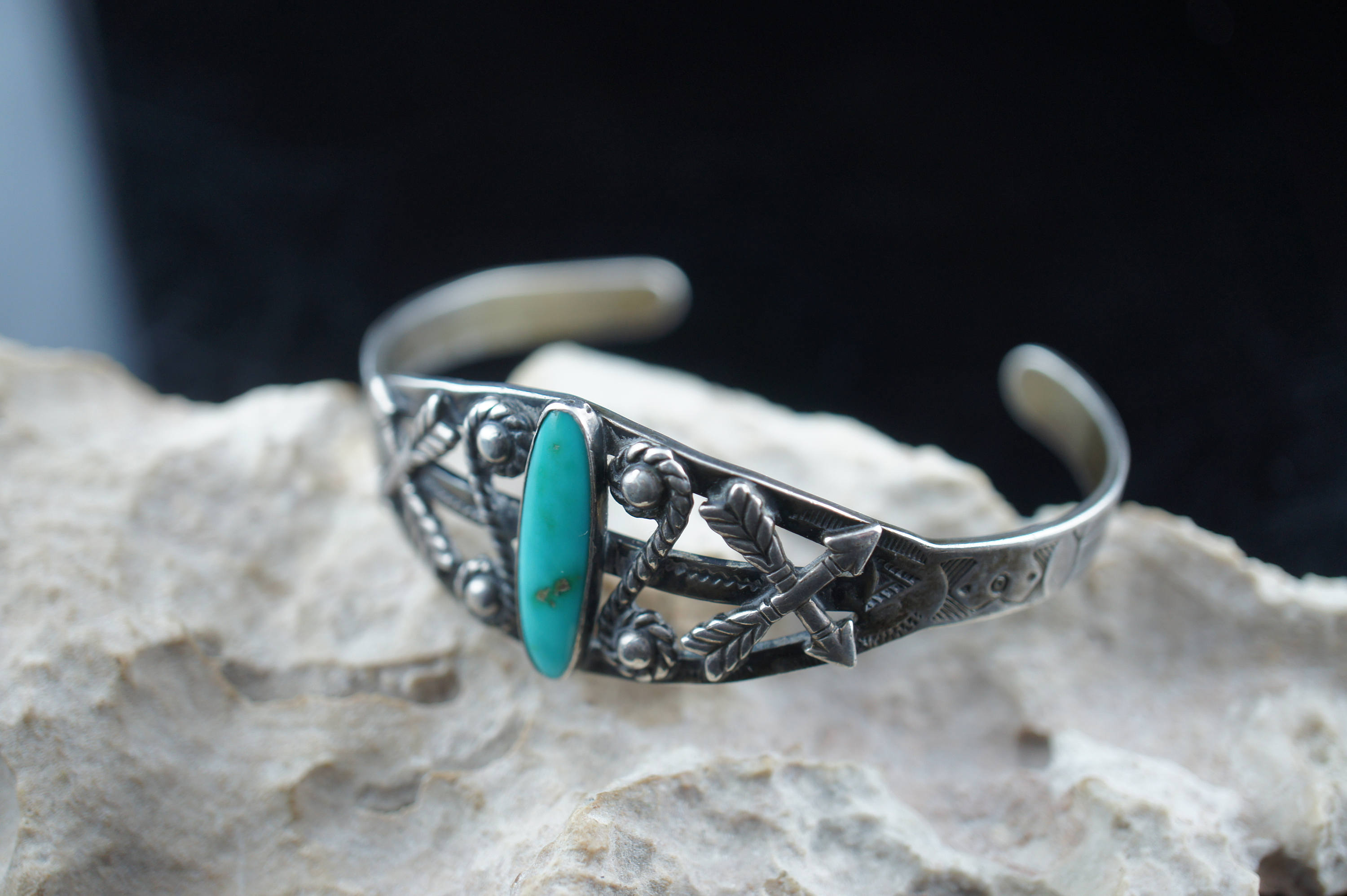 925er Sterlingsilber-Armband Mit Türkis-Edelstein  Produktbild-Vorschau 6