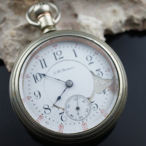 1905 south bend watch co pocket watch 17 jewels 404291 size 18s E H Gosmer Face Runs father grandfather collectable  P-190