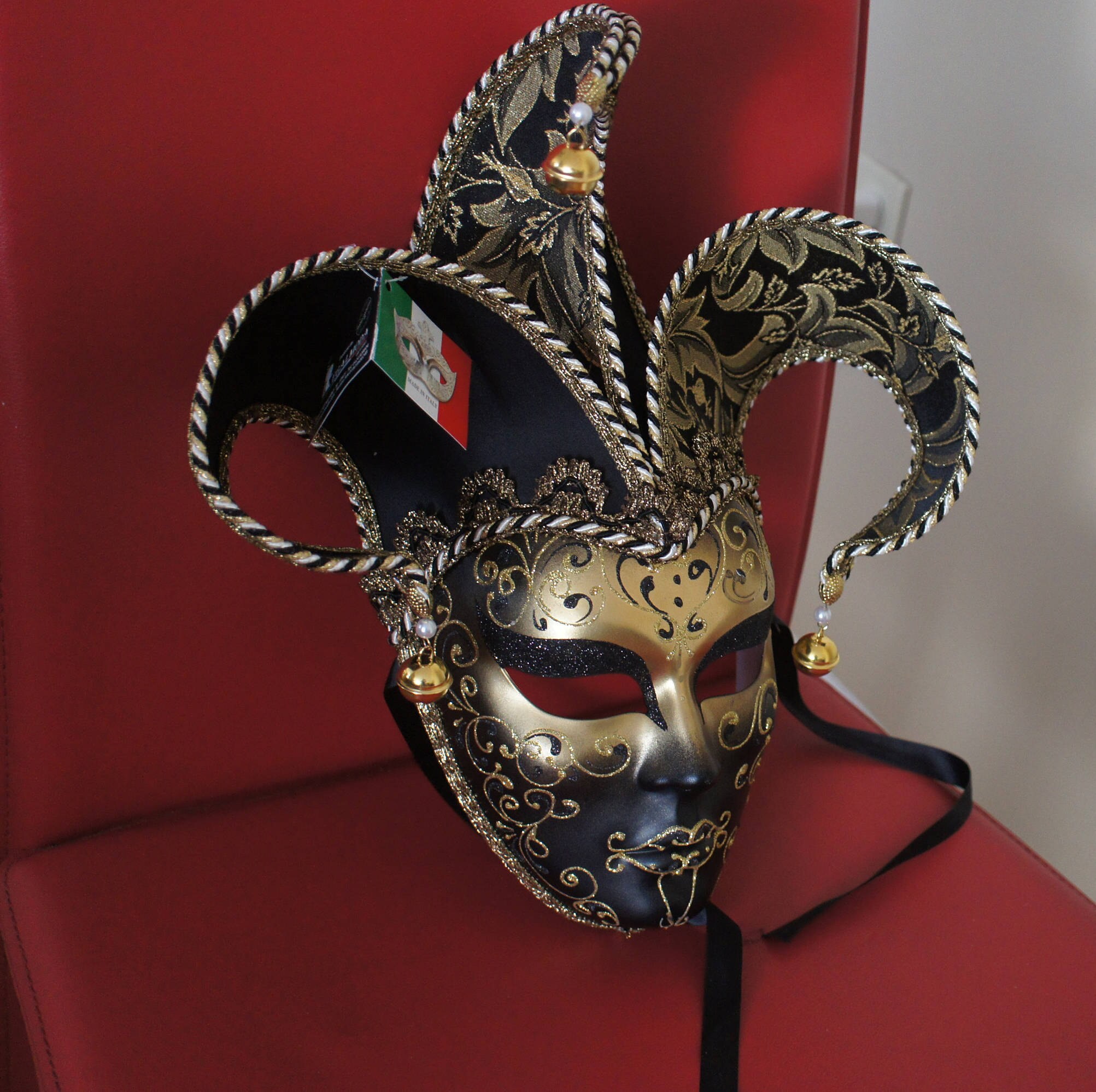 ヴィンテージ アールデコ 仮面舞踏会マスク ヴェネツィア製 イタリア製