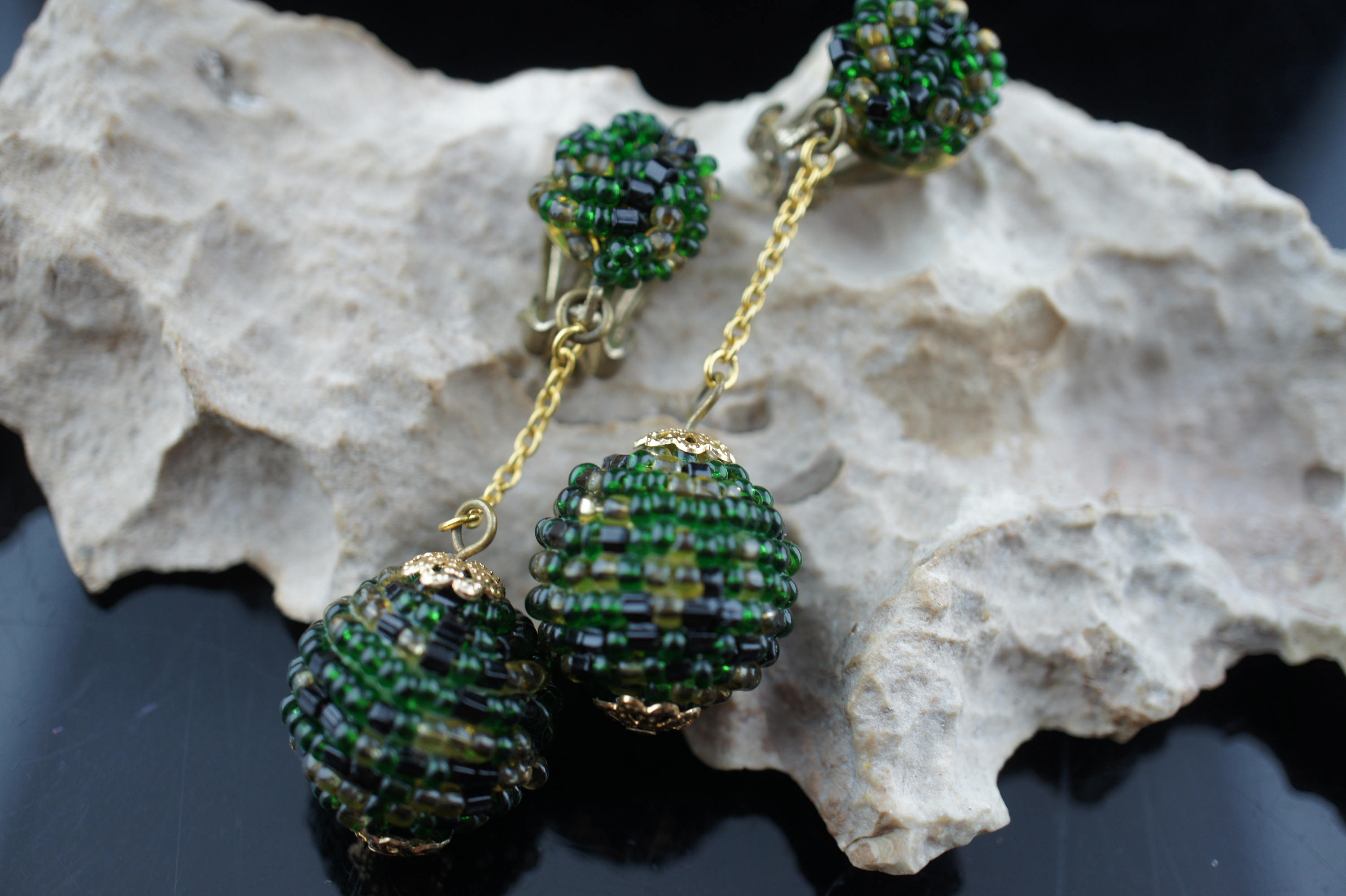 関税込/国内発送【RECTO】IBIZA FORMICA DROP CLIP EARRINGS ☆RECTO☆IBIZA FORMICA DROP CLIP EARRINGS☆6444☆Gold☆韓国
