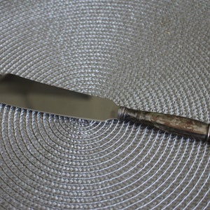 Web American Sterling Silber Kuchenmesser Ancestry 1940 Vintage 9 3/4&#39;&#39; lang FR