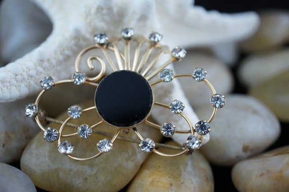 Buy Van Dell 1/20 12K Black Onyx Art Deco Jewelry Flower Online in India - Etsy Buy Van Dell 1/20 12K Black Onyx Art Deco Jewelry Flower Online in India - Etsy