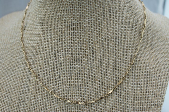 Vintage Choker Necklace Necklaces Chains Gold Ton… - image 2