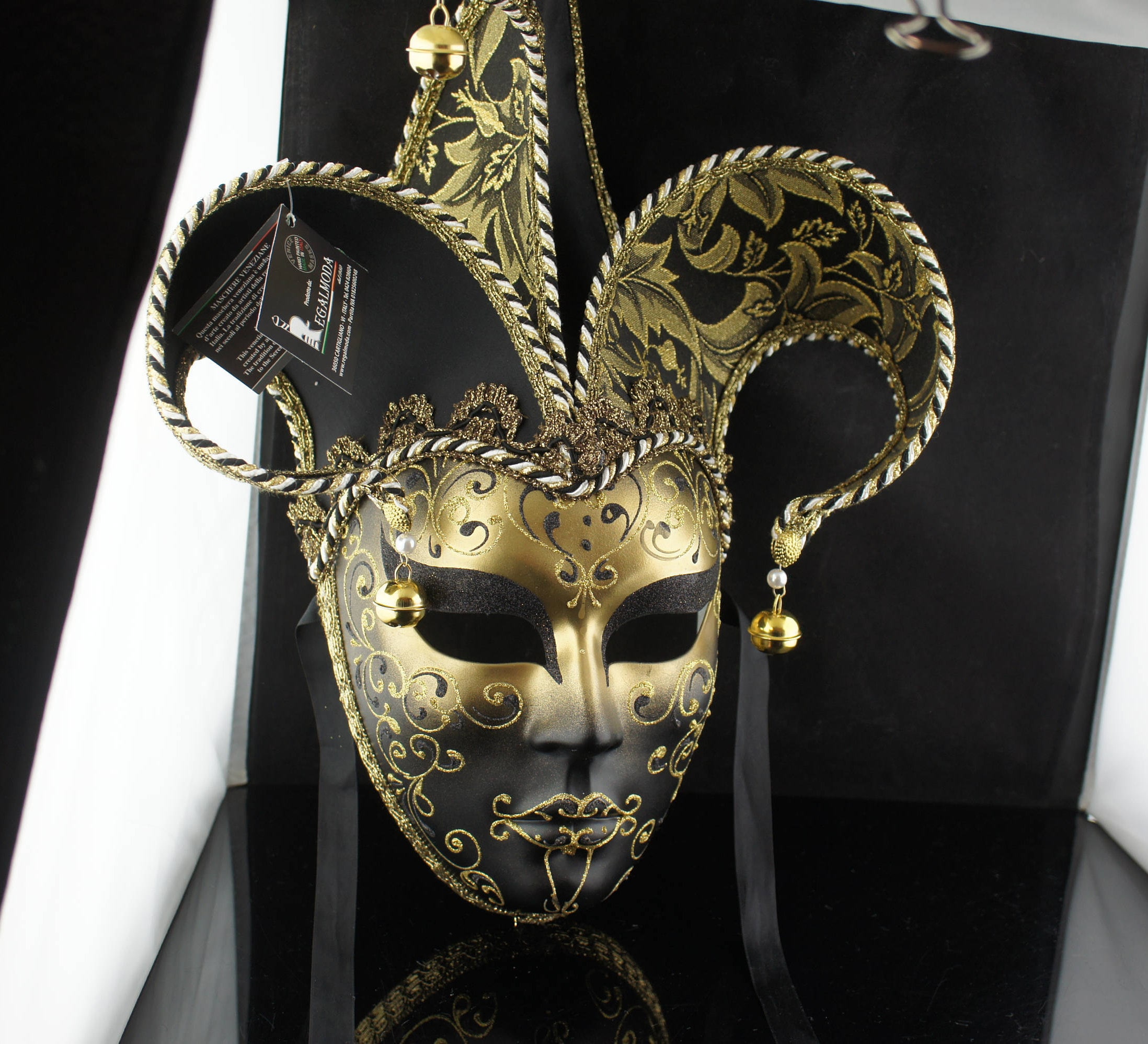 ヴィンテージ アールデコ 仮面舞踏会マスク ヴェネツィア製 イタリア製