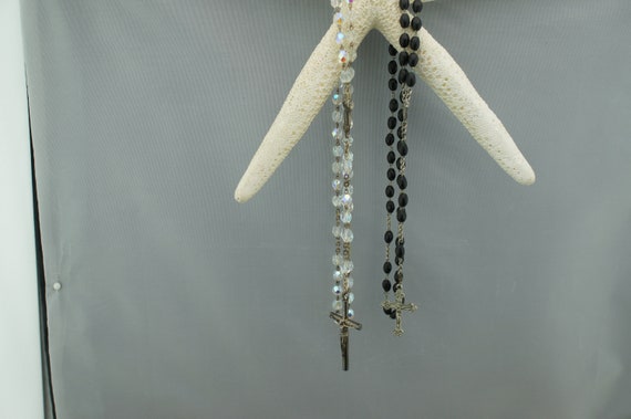 Vintage Rosaries Chain Necklace Jewelry Religion … - image 8