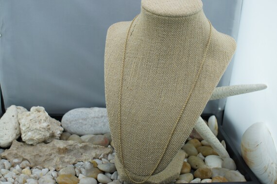 Solid Gold 14k Italian Twisted Design Chain Neckl… - image 2