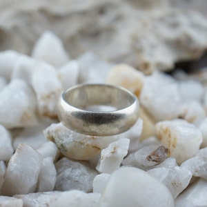 Sterling silver 925 Vintage Ring  wedding band, size 7 art gift modernist deco Jewelry st496