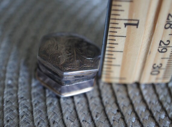 Sterling Silver 925 Beautiful Antique Small Mini … - image 3