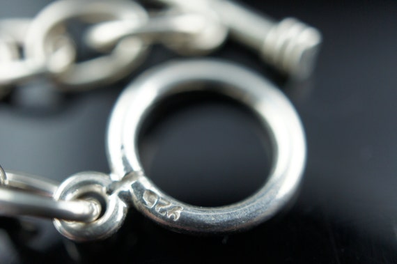 Vintage Art Deco bracelet  Sterling Silver 925 To… - image 5
