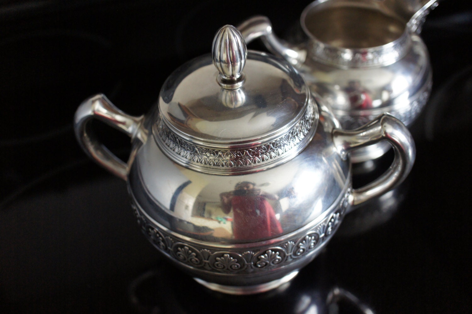 2 Piece Tea Set Gorham Pattern 1400 Sterling Silver 925 Hollow
