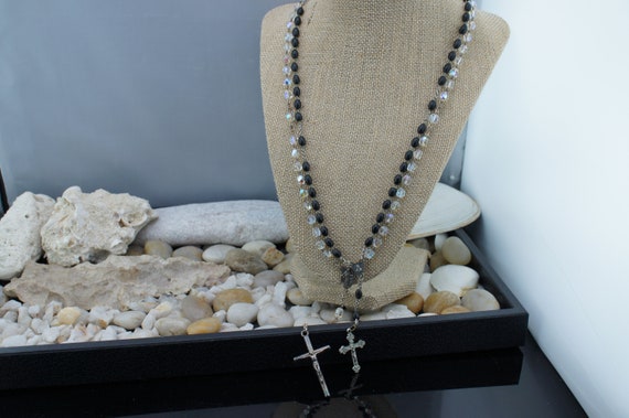 Vintage Rosaries Chain Necklace Jewelry Religion … - image 2