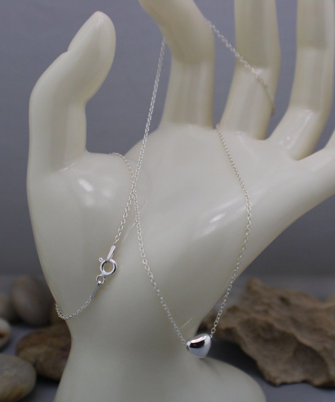 Chaîne Collier Vintage En Argent 925 - 23,20g - Bijou Ancien Élégant Et Rare - Occasion