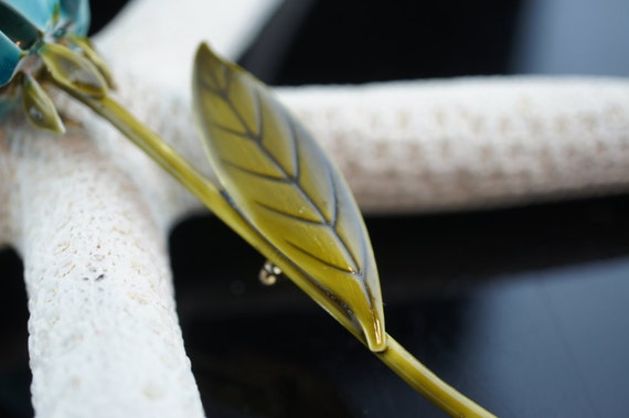 SPILLA SMALTO ALBERO Genealogico Albero Genealogico Vintage Stile Art Deco Spilla Distintivo - Foto 7