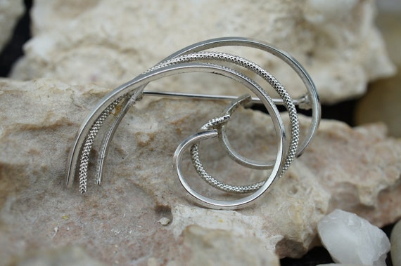 Sterling Silver 925 brooch Vintage Jewelry circa m
