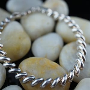 Vintage Art Deco bracelet Italy Sterling Silver 925 San Marco Bracelet chain   d222