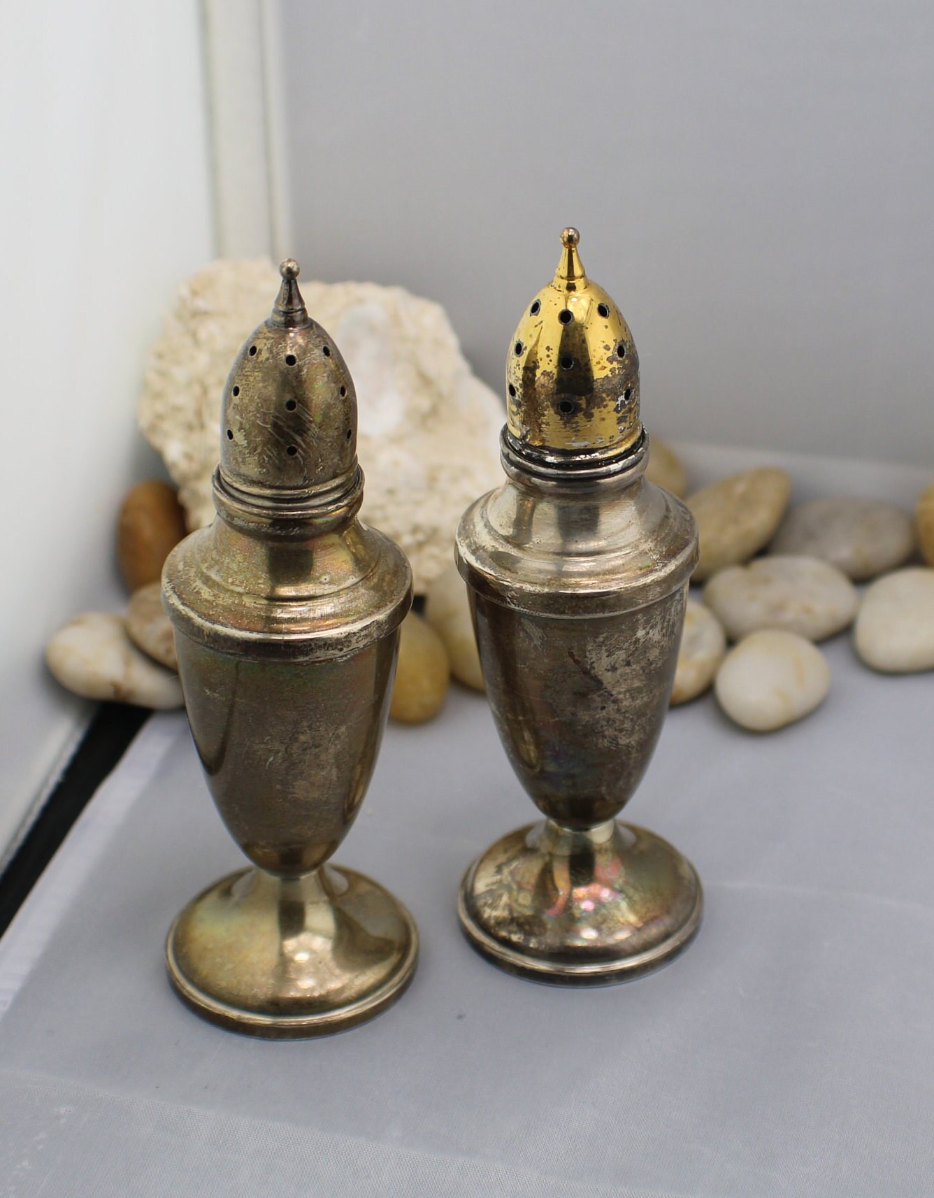 Vintage Sterling Silver 925 KMK Sterling Tableware Weighted and