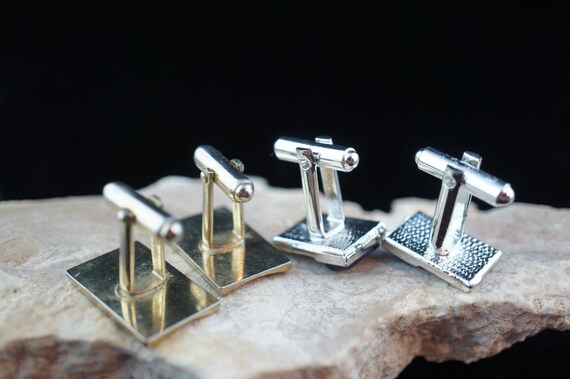 アールデコ ゴールドトーン カフリンクス 4個セット アールデコ ゴールドトーン カフリンクス 4個セット カフスボタン