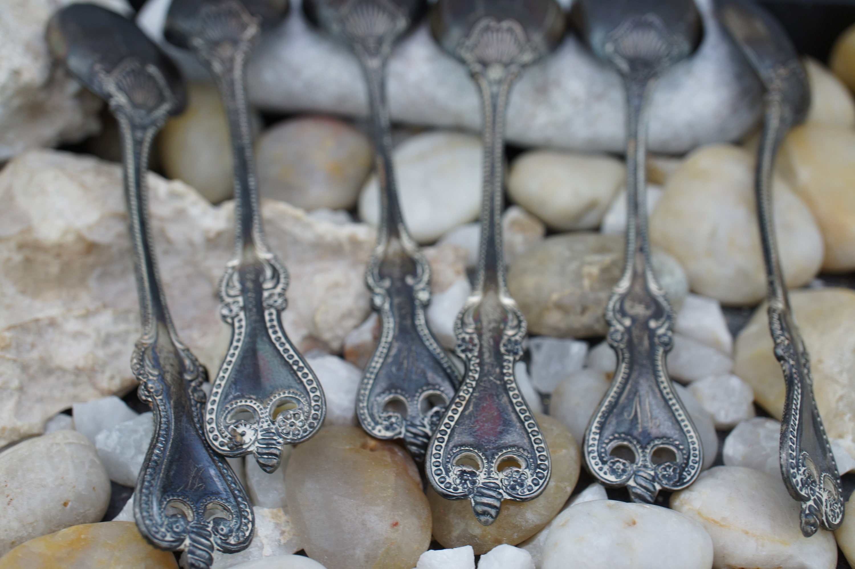 アンティーク Pat.1895 925/1000 スターリング シルバー スプーン