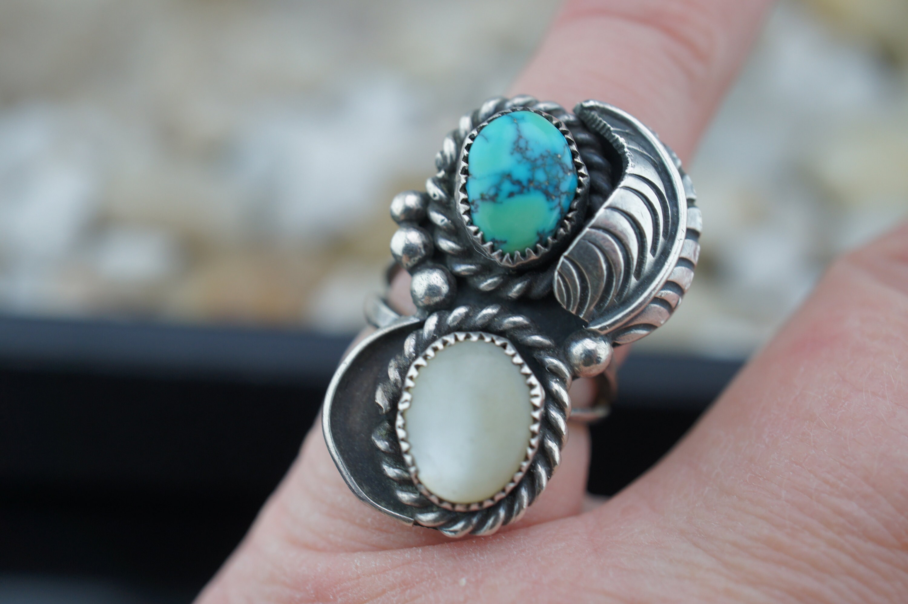 SILVER925 INDIAN TURQUOISE RING/シルバー/リング SILVER925 INDIAN TURQUOISE RING/シルバー/リング