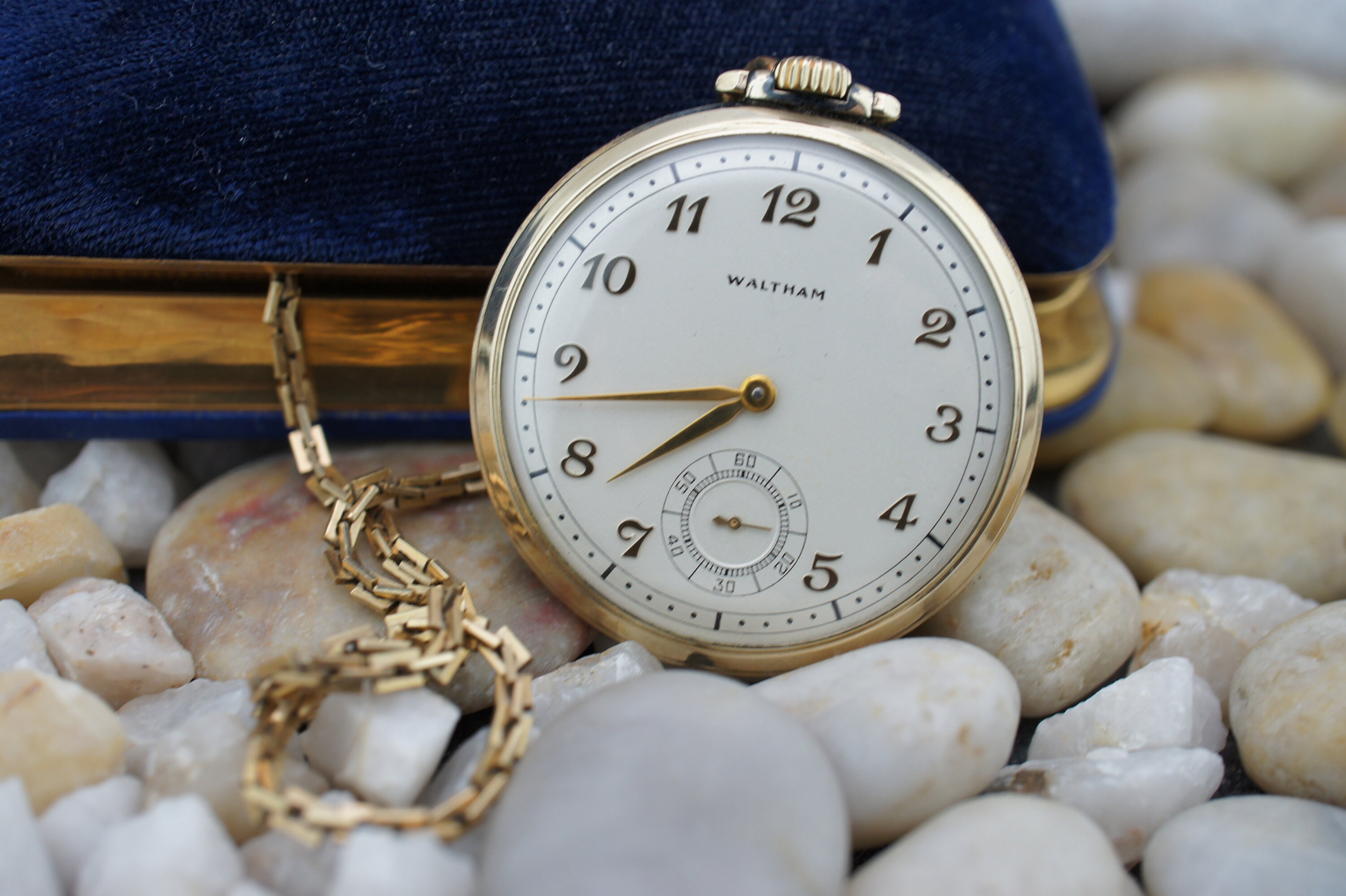Waltham 17 Jewels Keystone 10K Gold Filled Pocket Watch Open Etsy
