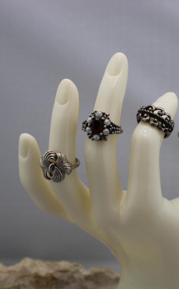 Anello Avon Vintage | Perla D'acqua Dolce E Cristallo | Taglia 11 | Nuovo In Scatola
