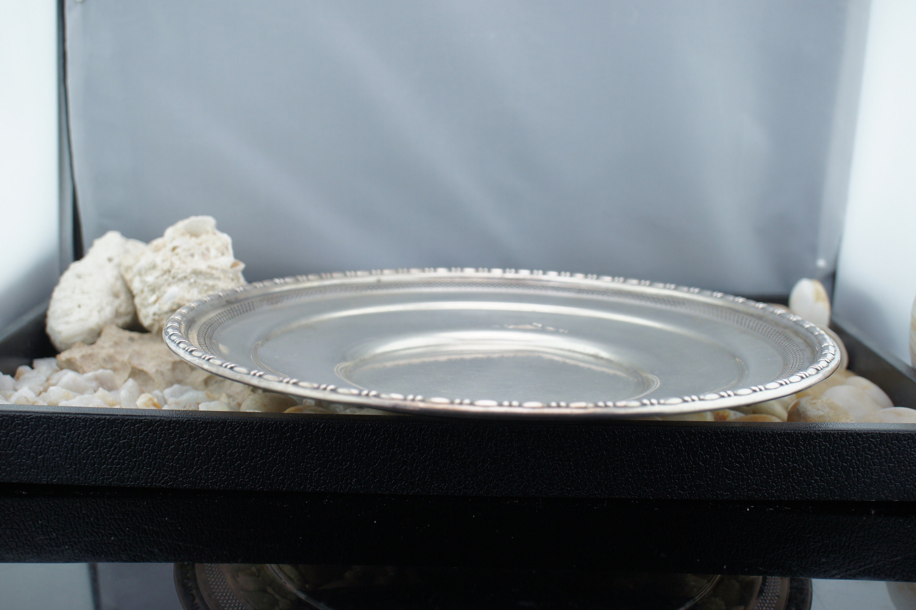Sterling Silver Solid 925 Plate Vintage Kitchen Table