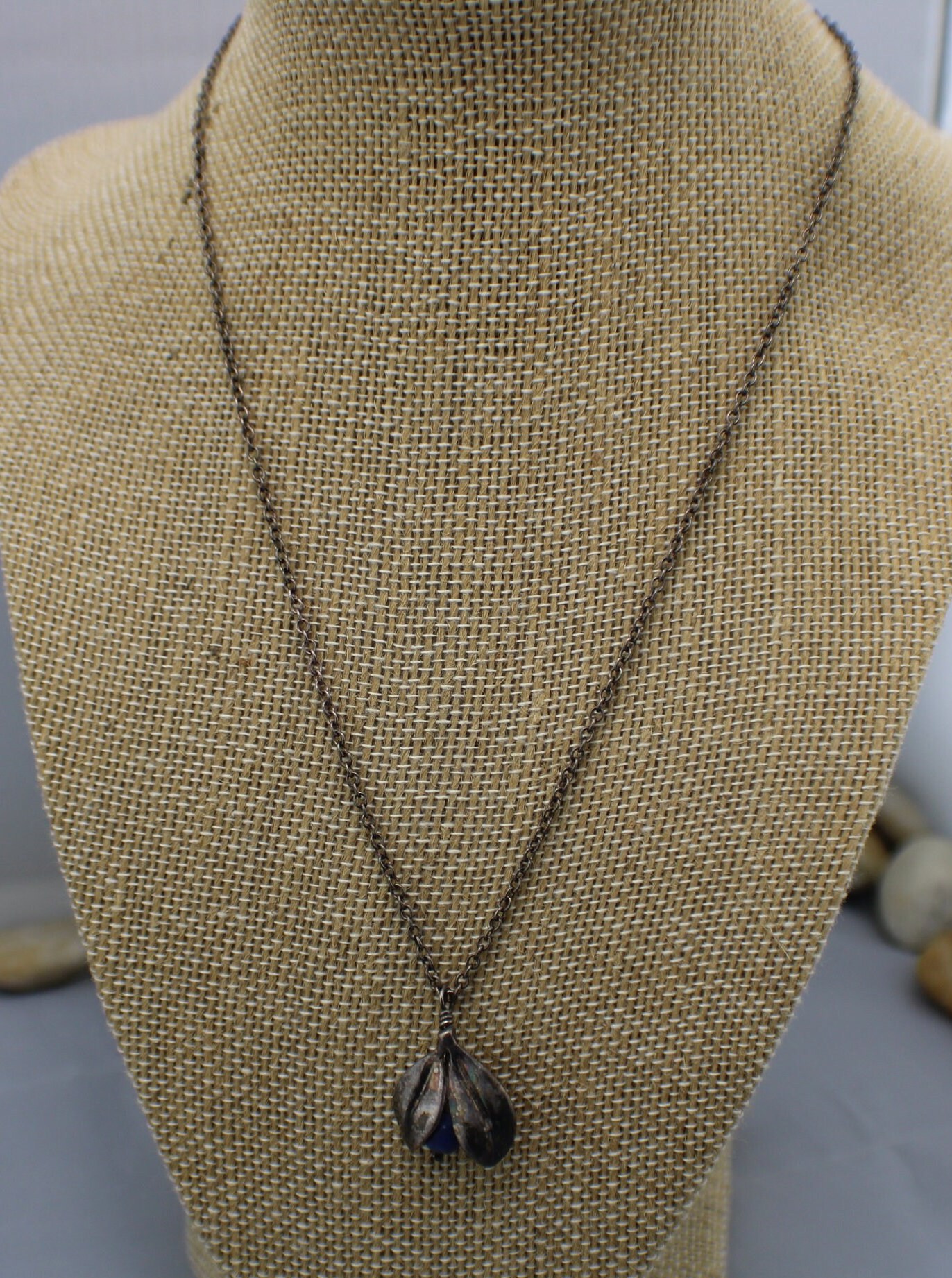 【シルバー925】英国製 アンティークネックレス アール•デコ ウイング 英国アンティーク バタフライウィング モルフォ蝶 純銀 シルバー