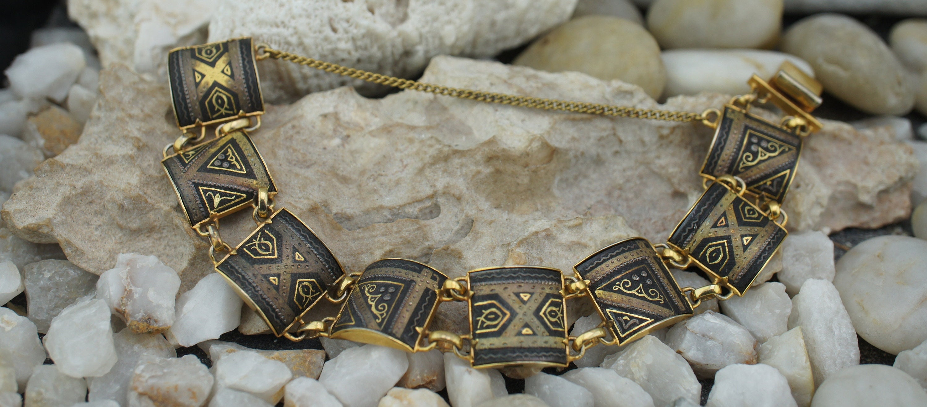 ★人気★【VINTAGE HOLLYWOOD】★Square Bold Chain Bracele.t★ Square Link Chain Bracelet, Sterling Silver Thick Men