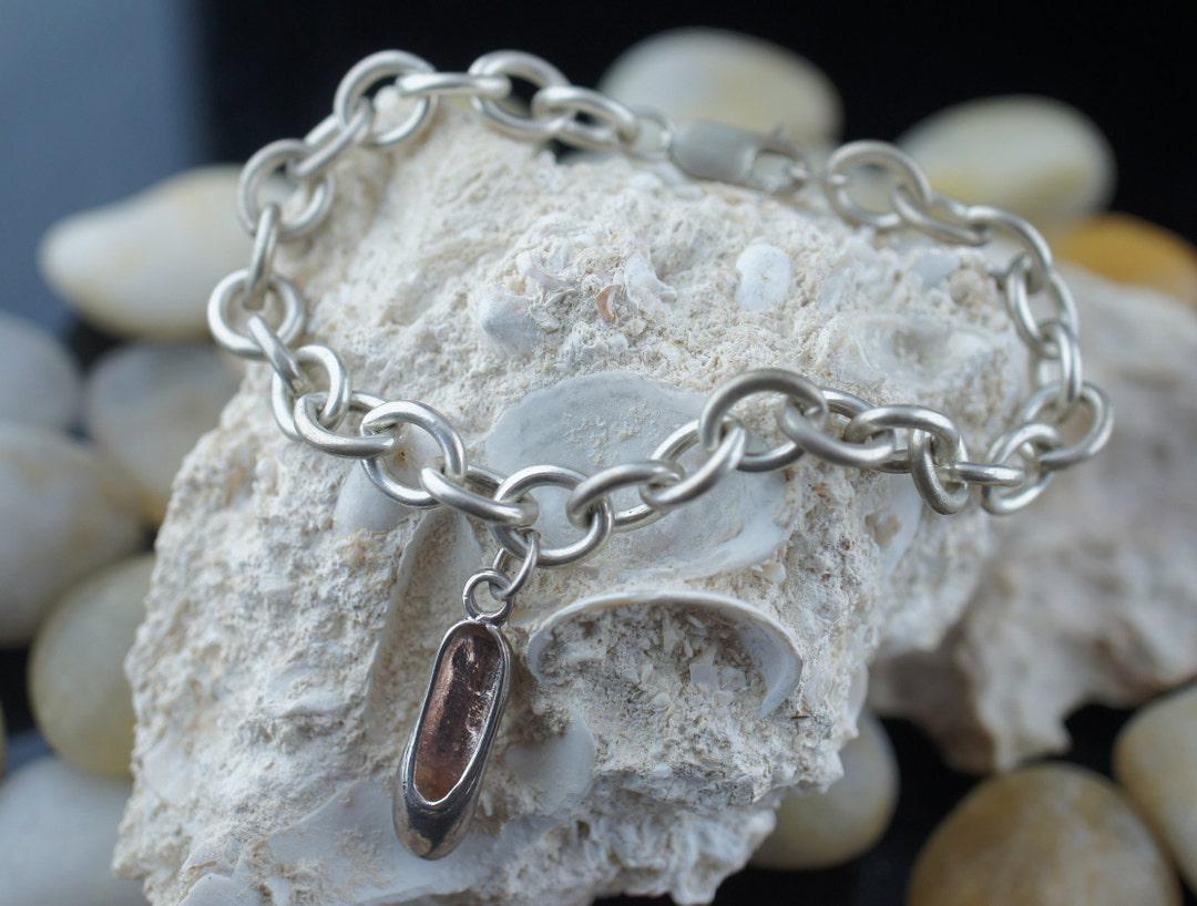 Bracelet En Argent Massif Traditionnel à 7 Anneaux - Neuf Sans Emballage