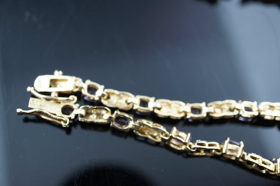 Vintage Designer Sterling Silver 925 Fas Tennis Bracelet Vintage Designer Sterling Silver 925 Fas Tennis Bracelet