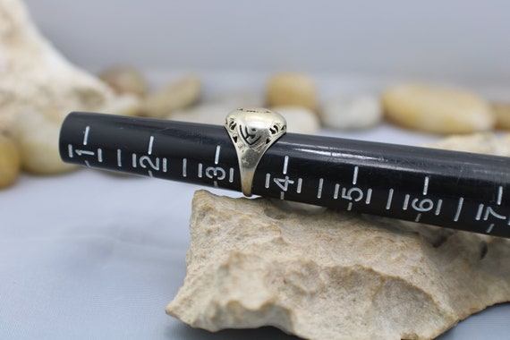 14K White Solid Gold Ring With Yellow Solid Gold … - image 2