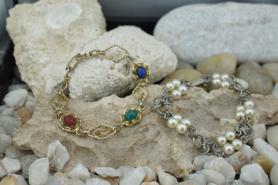 Goldette Dixelle 1/20-12 KGF ブレスレット ブレスレット パール 