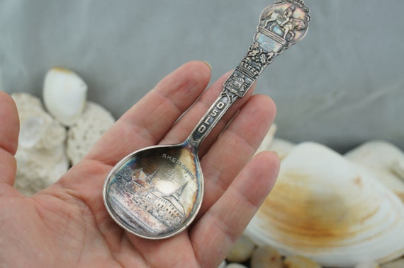 925 Solid Sterling Silver Sugar Spoon Dessert 5 1… - image 6