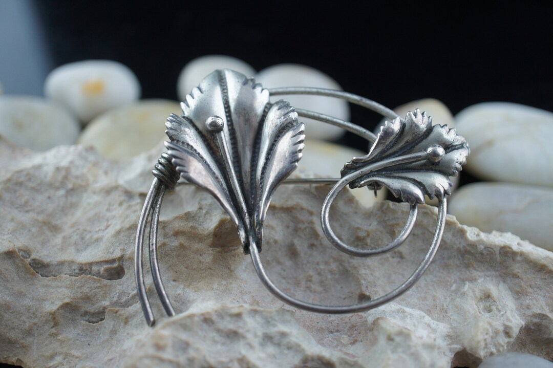 STERLING マルカジット コルヌコピア ブローチ ペンダント イギリス 花 STERLING マルカジット コルヌコピア ブローチ ペンダント イギリス 花