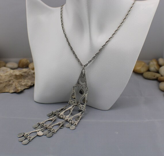 ヴィンテージ アールデコ ネックレス チェーン ツイスター ロープ